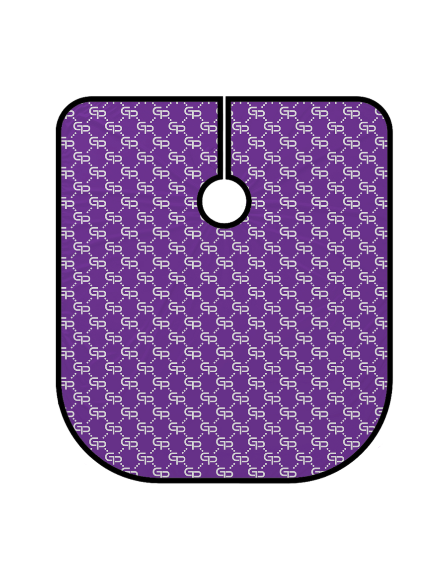 GP Purple Barber Cape - GPBARBERSUPPLY | GP Barber Supply