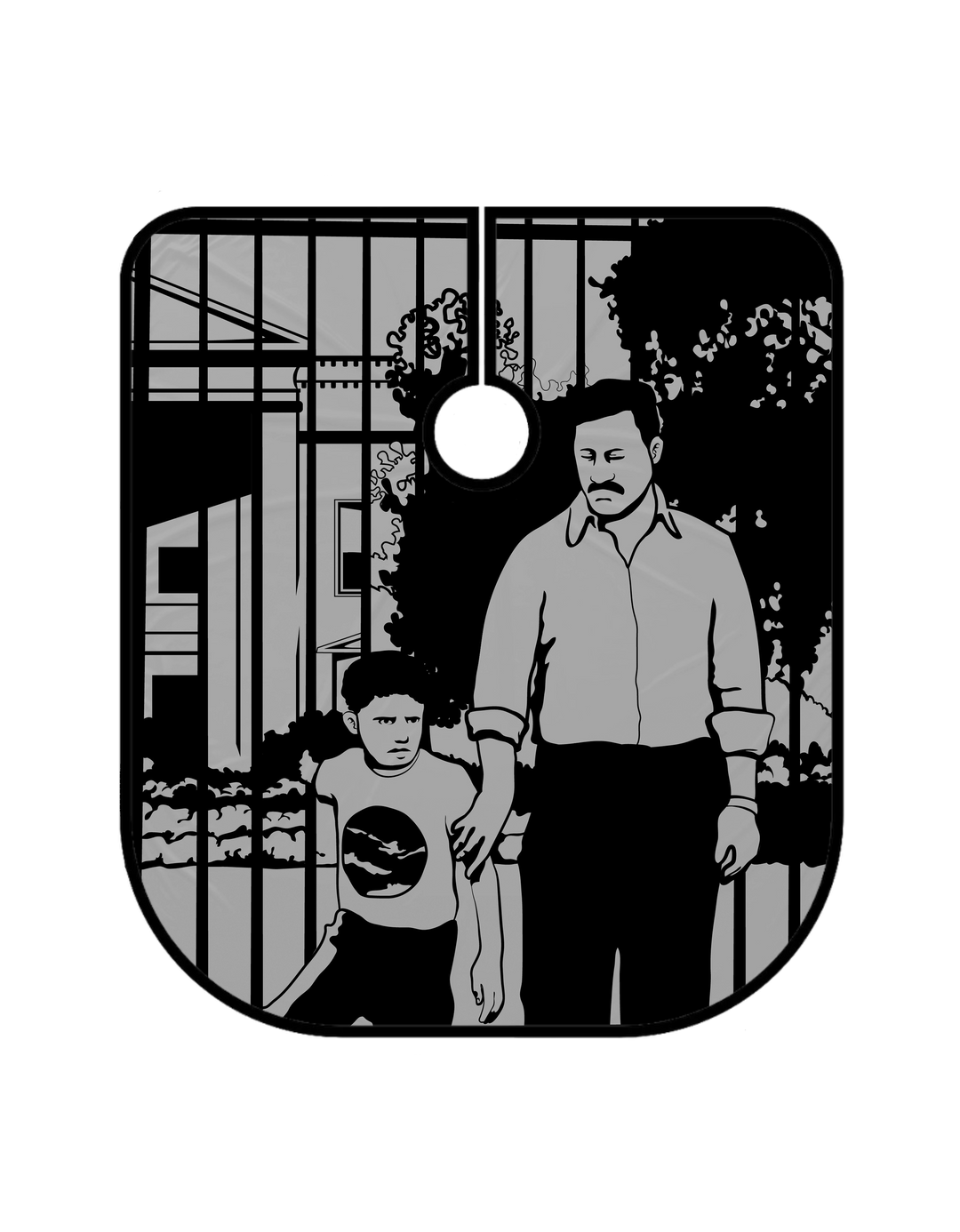 Pablo Escobar Barber Cape - GPBARBERSUPPLY | GP Barber Supply