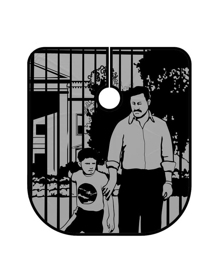 Pablo Escobar Barber Cape - GPBARBERSUPPLY | GP Barber Supply