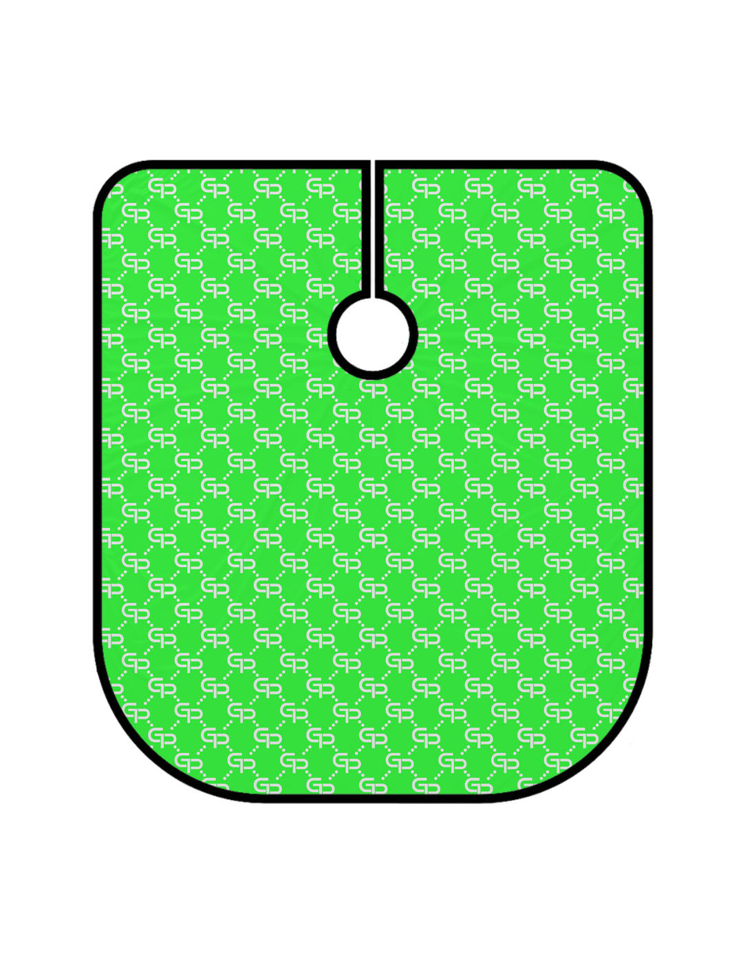 GP Green Barber Cape - GPBARBERSUPPLY | GP Barber Supply