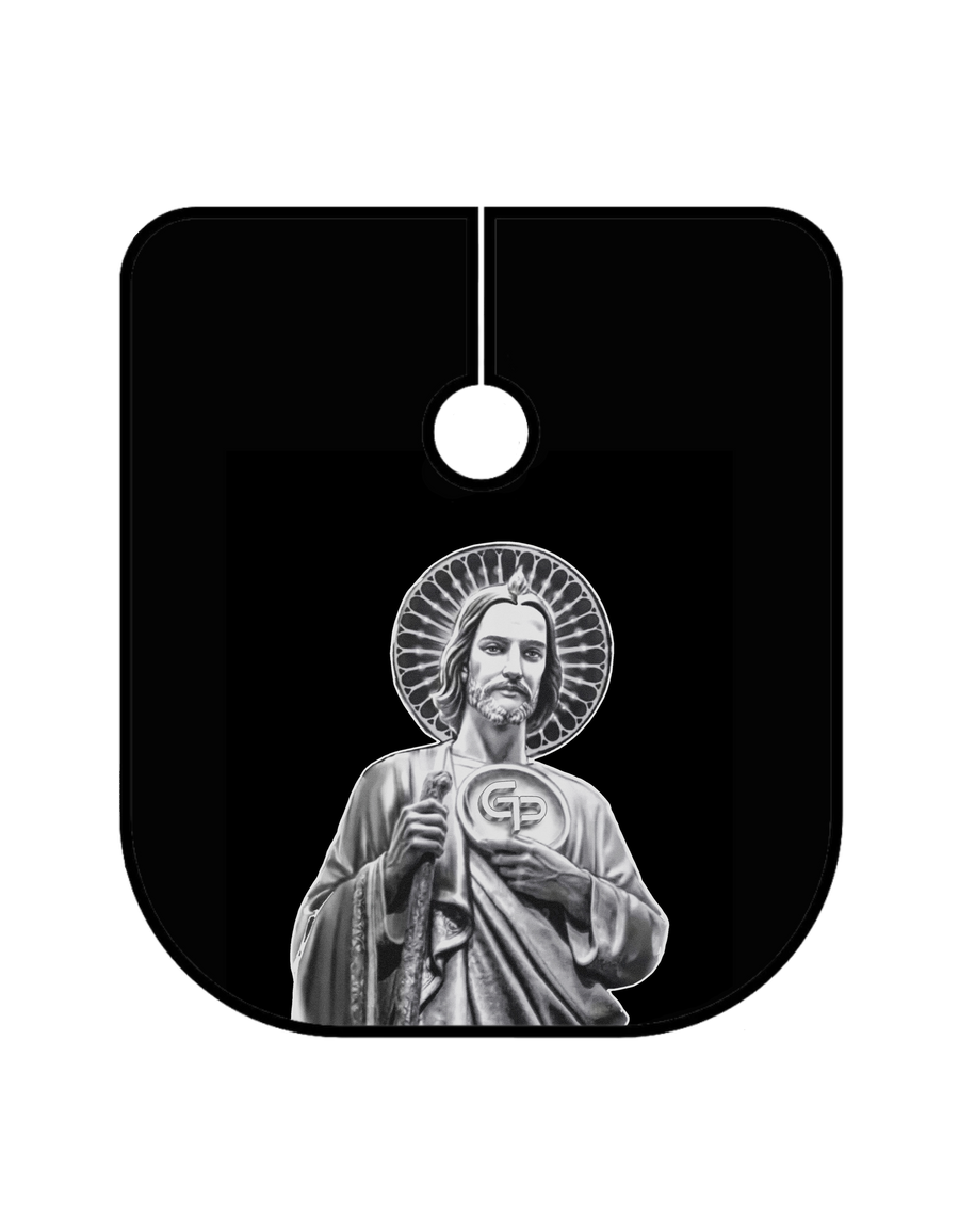 San Judas Barber Cape - GPBARBERSUPPLY | GP Barber Supply