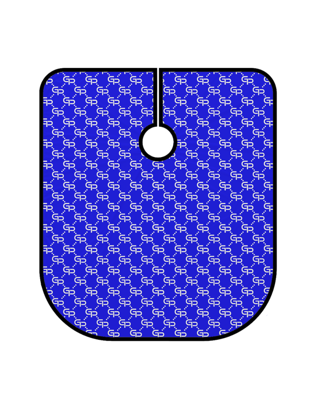 Blue GP Barber Cape - GPBARBERSUPPLY | GP Barber Supply