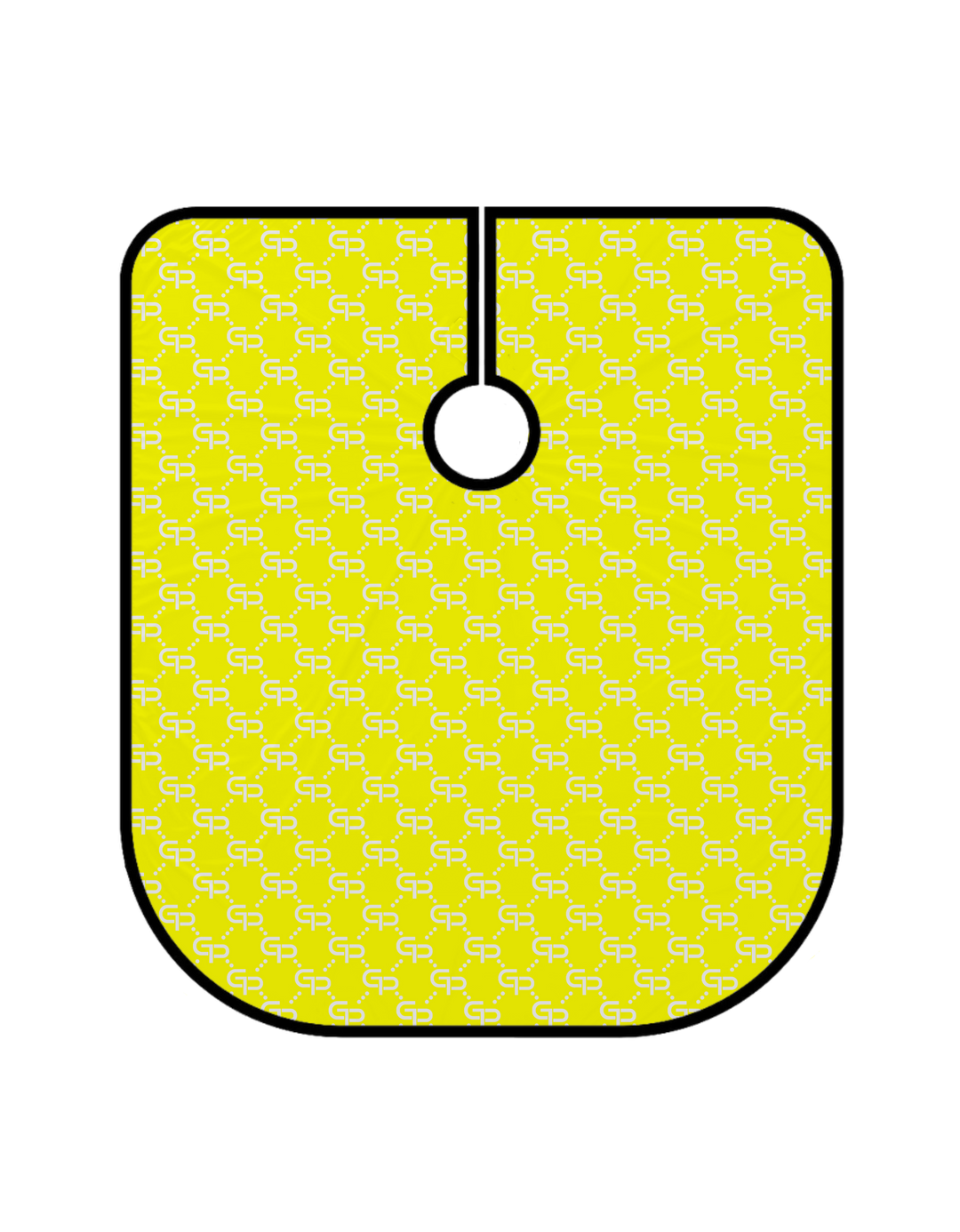 Yellow GP Barber Cape - GPBARBERSUPPLY | GP Barber Supply