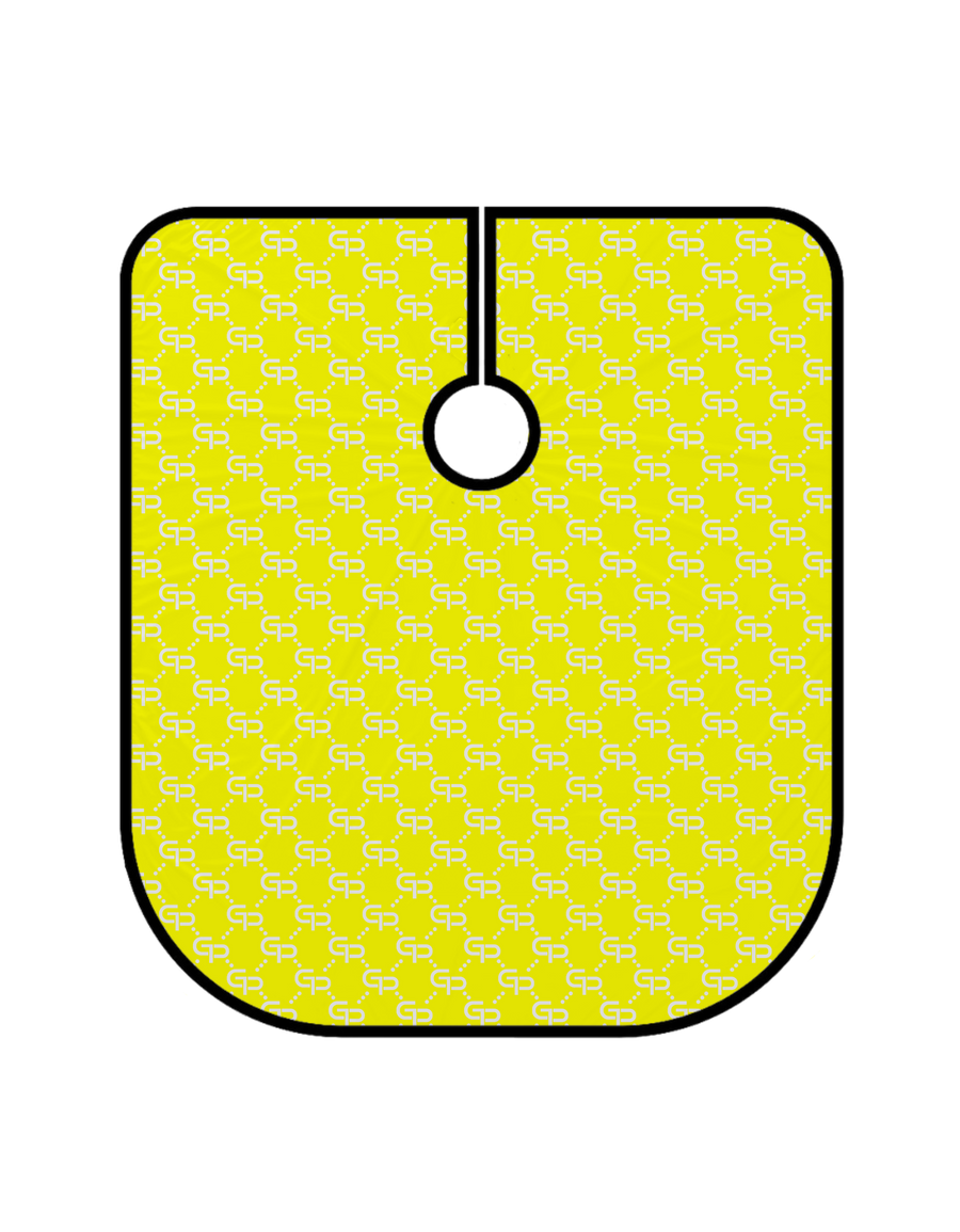 Yellow GP Barber Cape - GPBARBERSUPPLY | GP Barber Supply