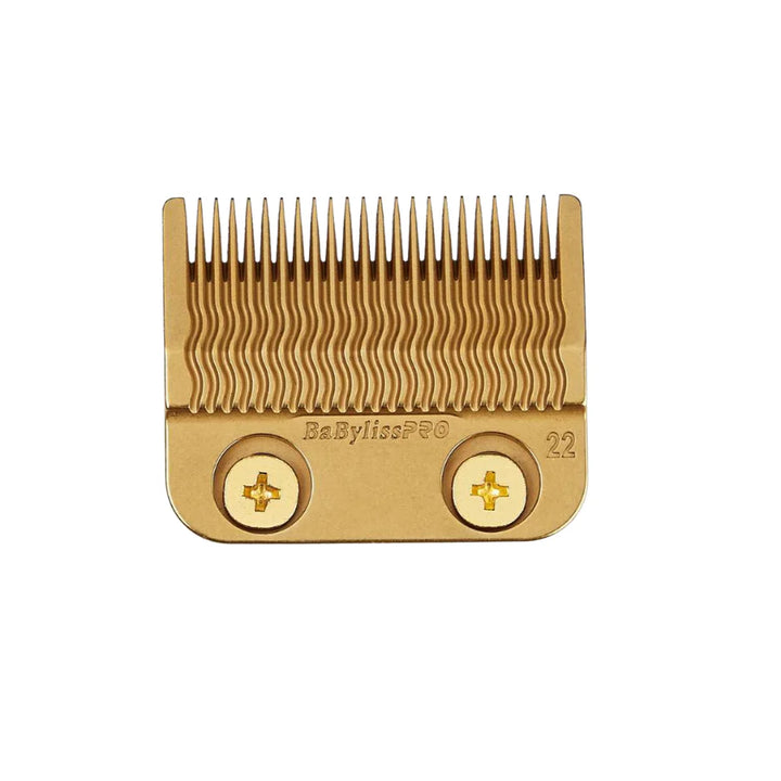 BaBylissPRO Titanium Metal-Injection Molded Precision Fade Blade GOLD - BaBylissPRO | GP Barber Supply