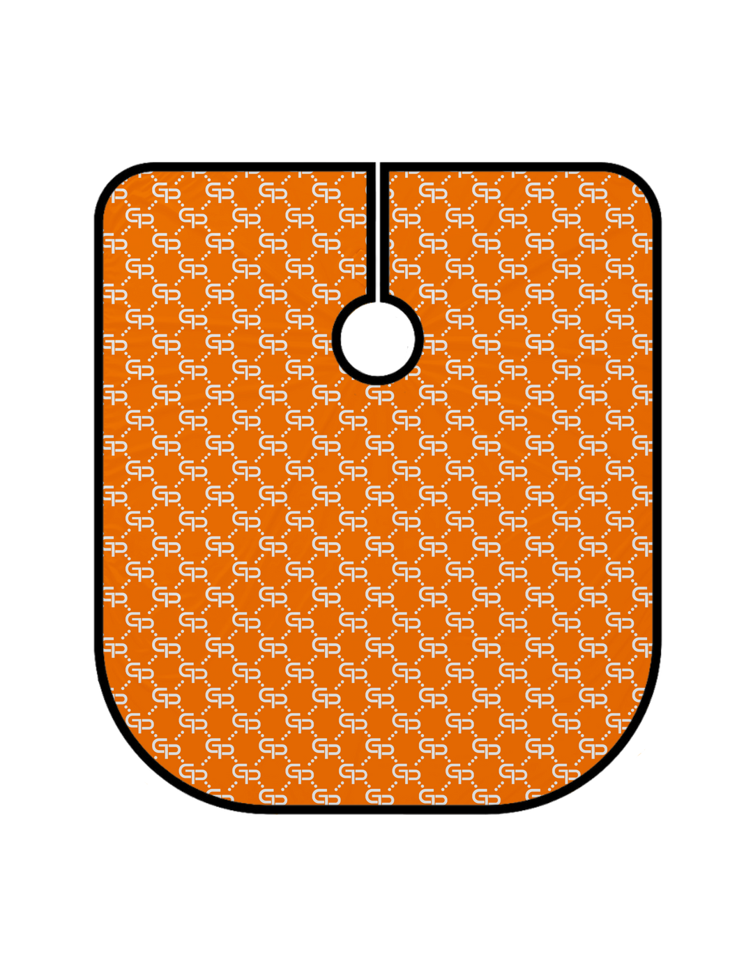 GP Orange Barber Cape - GPBARBERSUPPLY | GP Barber Supply