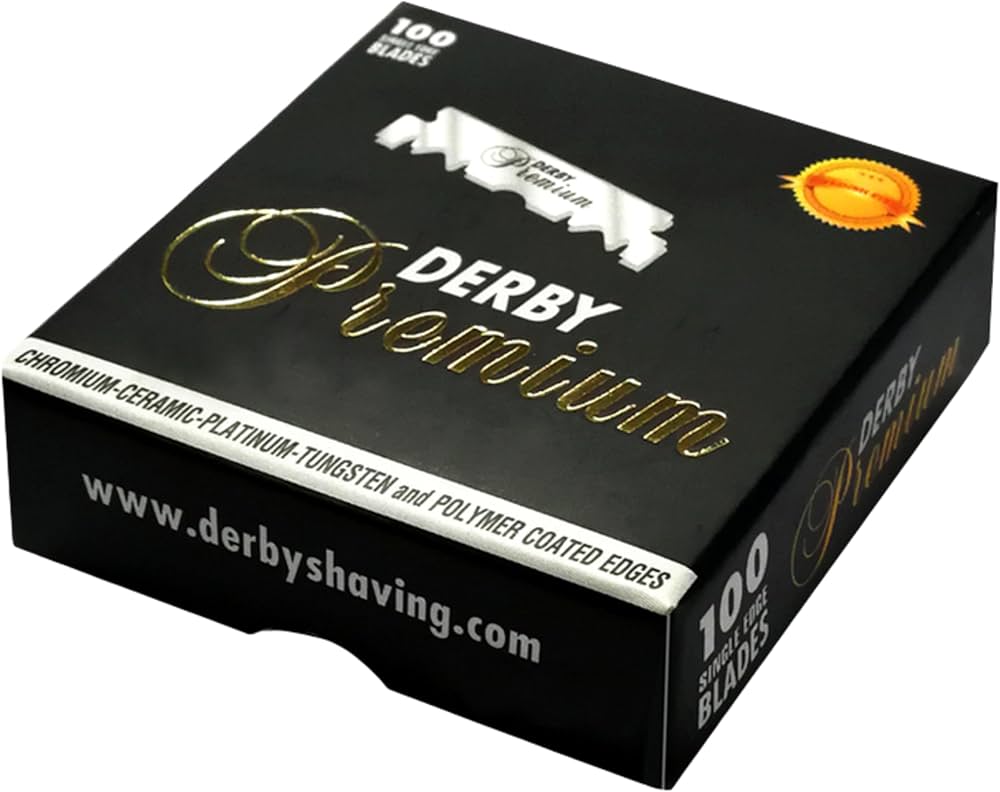 Derby Premium Single Edge Razor Blades - Derby | GP Barber Supply