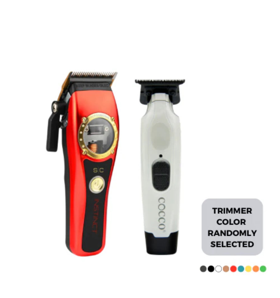Instinct Clipper + Veloce Trimmer Combo - StyleCraft Gamma+ | GP Barber Supply