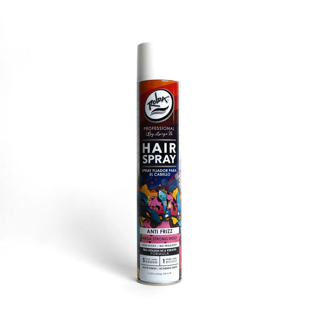 Rolda - Mega Strong Hold Hair Spray | Matte Finish, Pro-Vitamin B5, Fight Moisture & Hum… - GPBARBERSUPPLY | GP Barber Supply