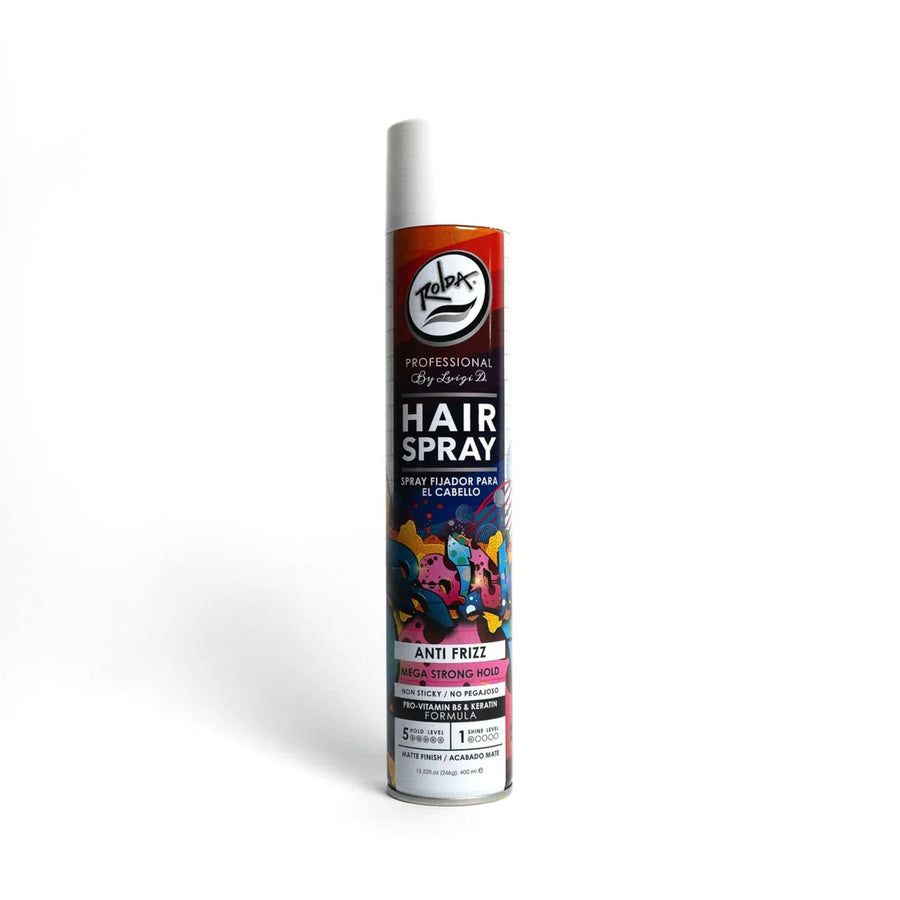 Rolda - Mega Strong Hold Hair Spray | Matte Finish, Pro-Vitamin B5, Fight Moisture & Hum… - GPBARBERSUPPLY | GP Barber Supply