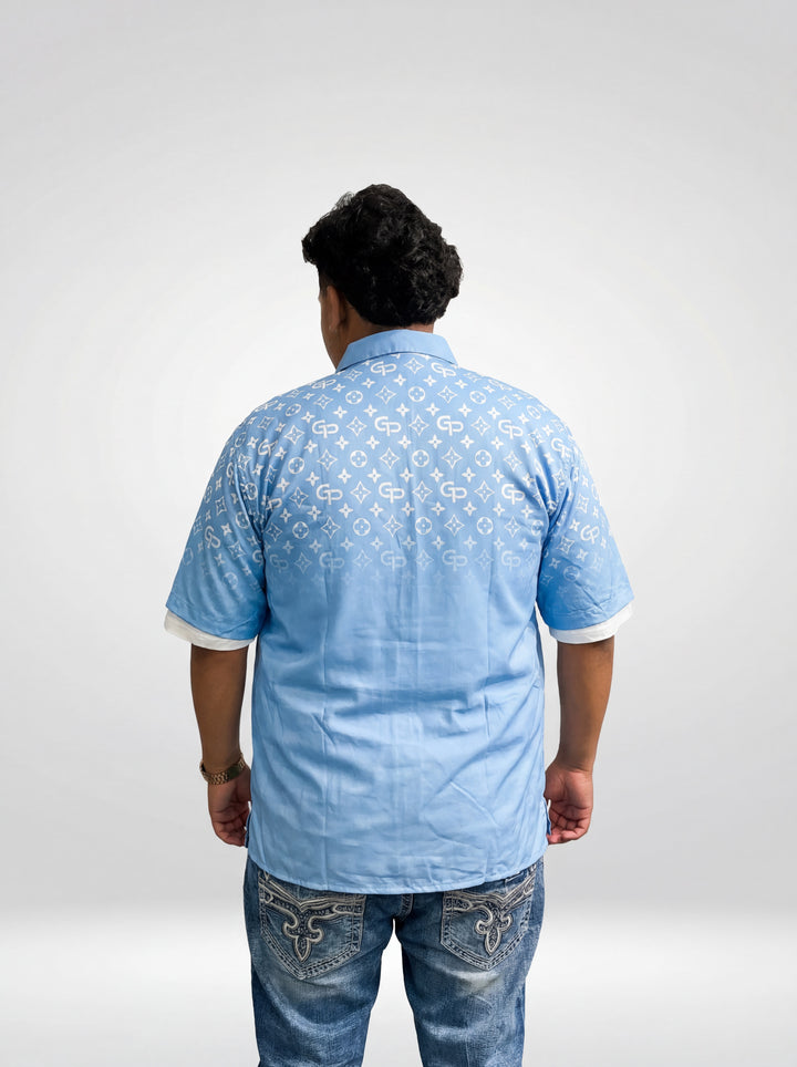 GP Barber Smock teal - GPBARBERSUPPLY | GP Barber Supply