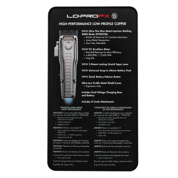 BaByliss FXONE Lo-ProFX Clipper view 4 - BaBylissPRO | GP Barber Supply