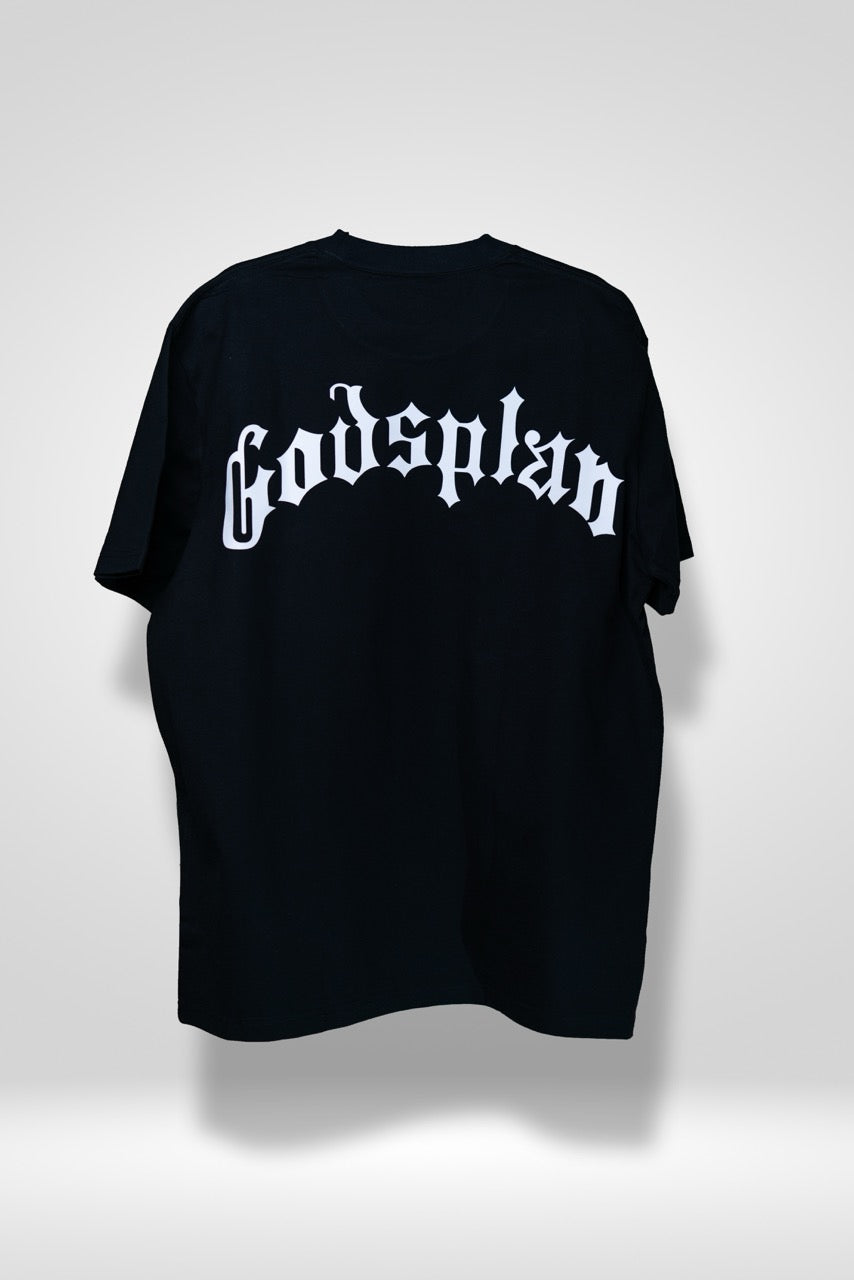God's Plan T-Shirt Black - GPBARBERSUPPLY | GP Barber Supply