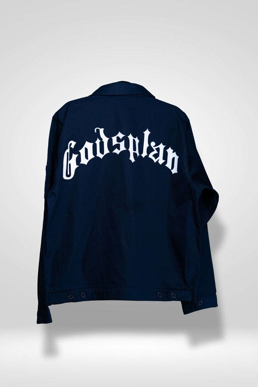 God's Plan Work Jacket view 4 - GPBARBERSUPPLY | GP Barber Supply