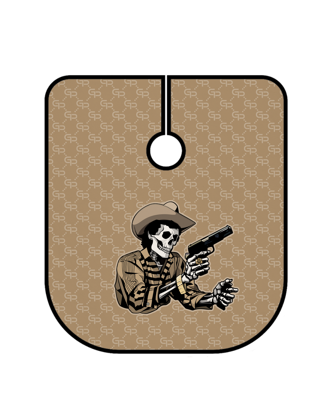 Chalino Skeleton Barber Cape - GPBARBERSUPPLY | GP Barber Supply
