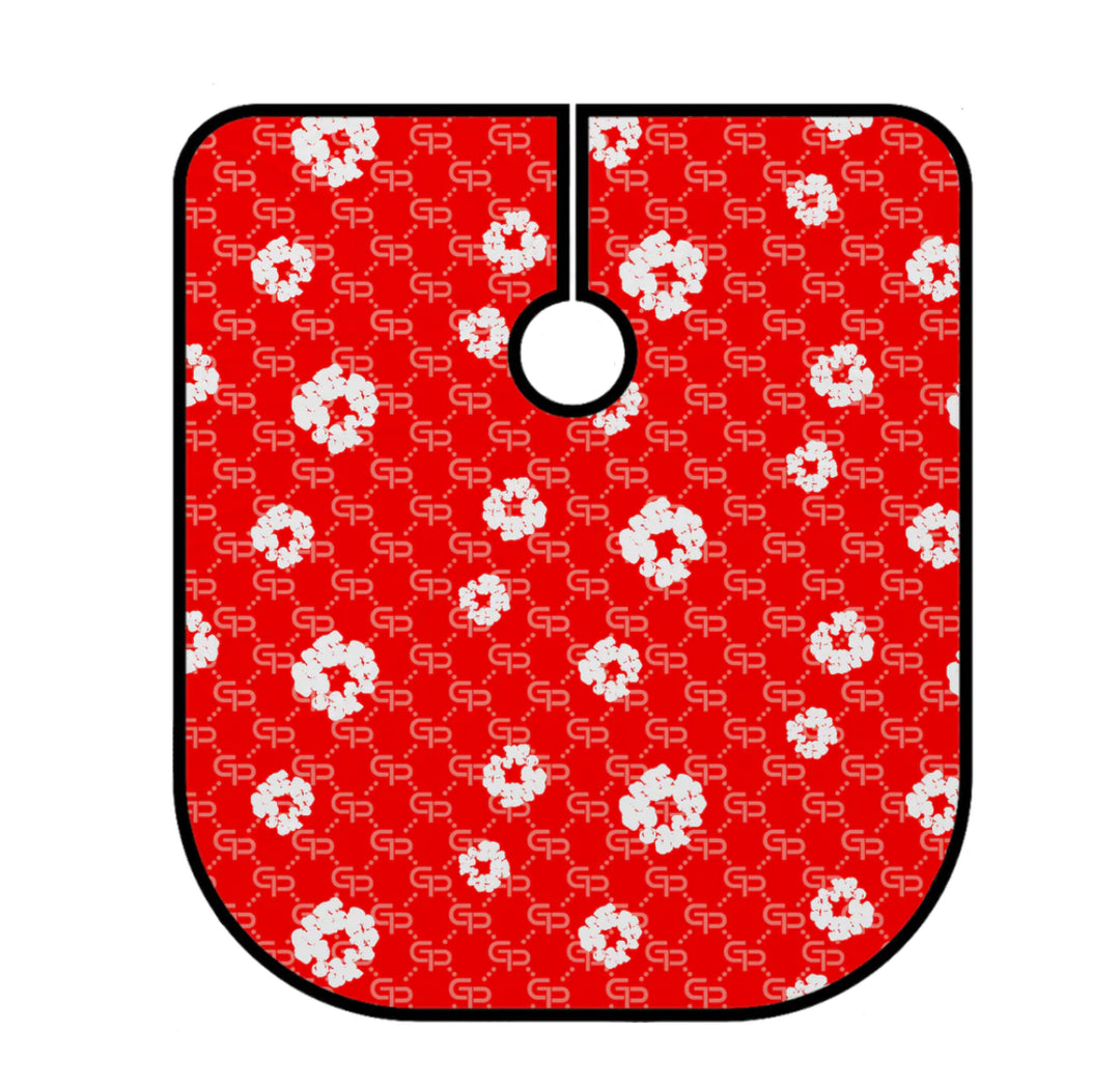 Red Denim Tears Barber Cape - GPBARBERSUPPLY | GP Barber Supply
