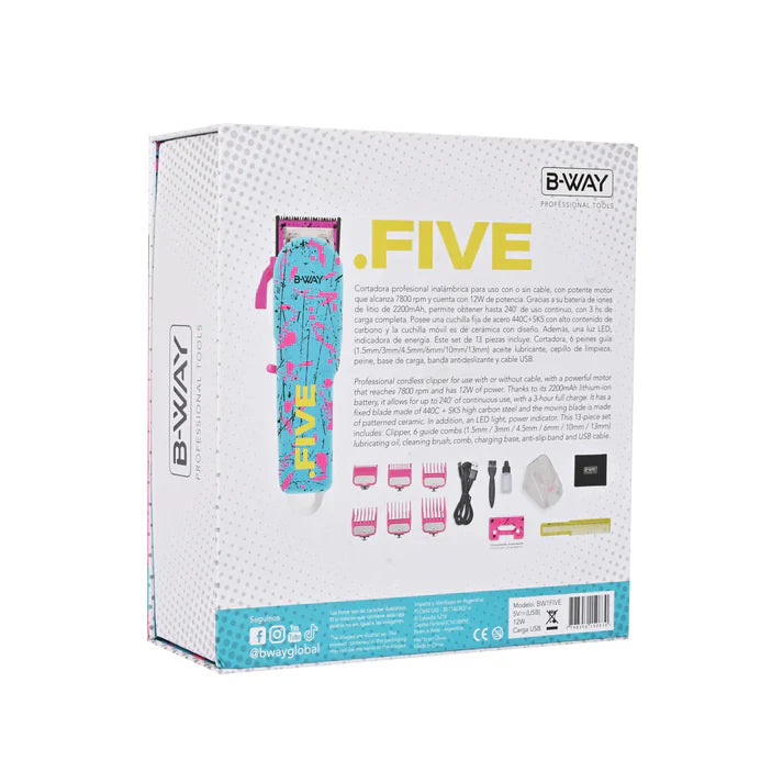B-Way Five Clipper view 8 - RT-Way USA | GP Barber Supply