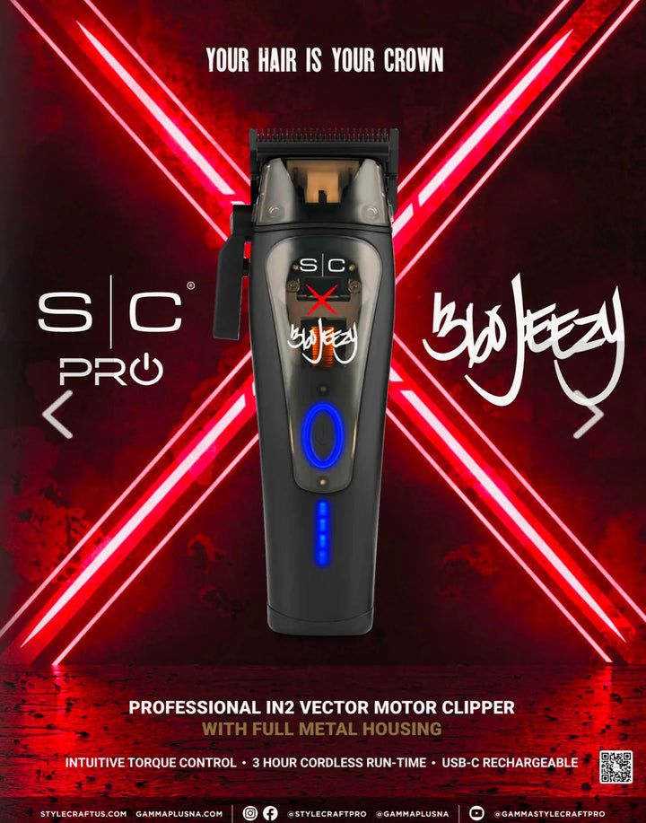 Stylecraft x 360 Jeezy Clipper - StyleCraft Gamma+ | GP Barber Supply