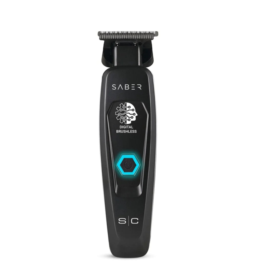 StyleCraft Saber Trimmer Black - StyleCraft Gamma+ | GP Barber Supply