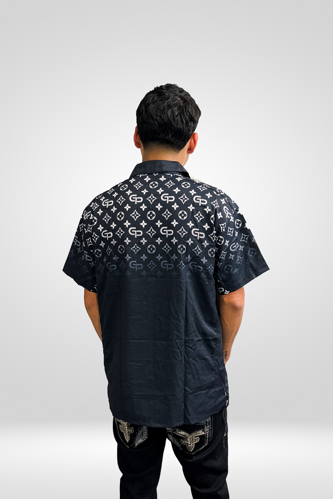 GP Barber Smock view 6 - GPBARBERSUPPLY | GP Barber Supply