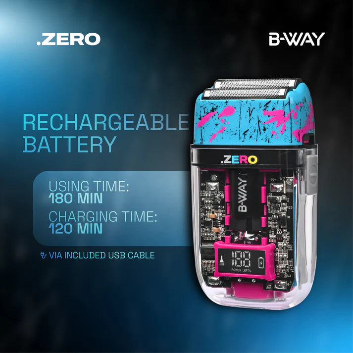 B-Way Zero Shaver view 5 - RT-Way USA | GP Barber Supply