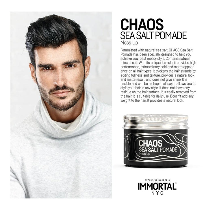 Immortal Chaos Sea Salt Pomade 3.4oz