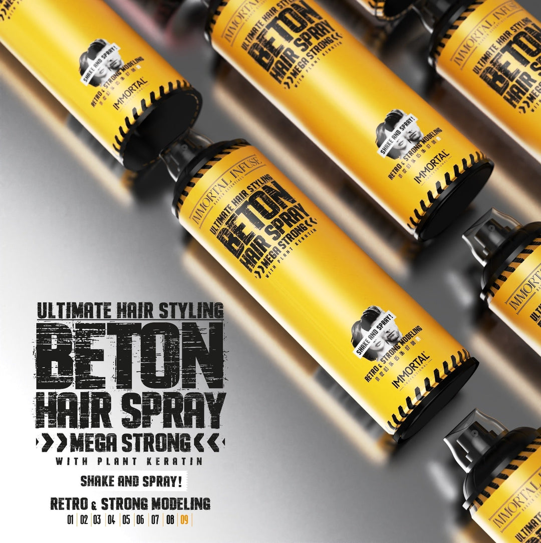 Immortal Beton Hair Spray 16.9oz - Mega Strong