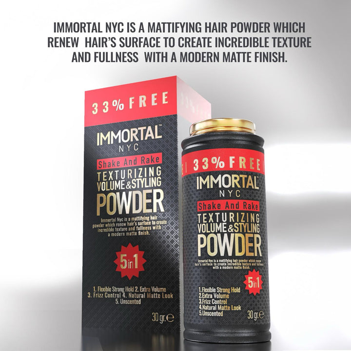 Immortal NYC Hair Powder 5 in 1 Shake and Rake