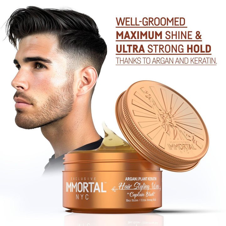 Immortal NYC Hair Wax Captain Black