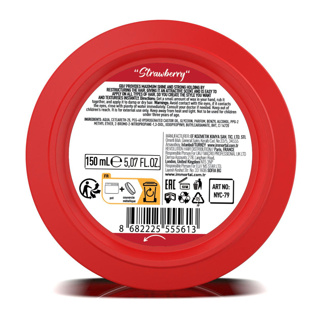 Immortal NYC Hair Wax Strawberry