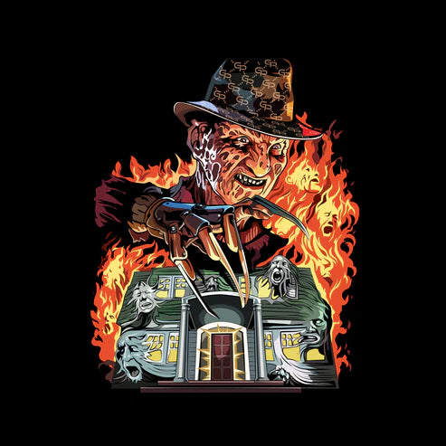 Freddy Kruger Barber Cape view 2 - GPBARBERSUPPLY | GP Barber Supply