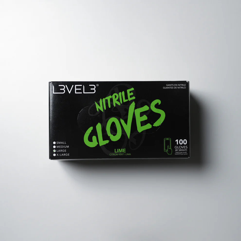 Professional Nitrile Gloves - Single Small - L3VEL3 | GP Barber Supply
