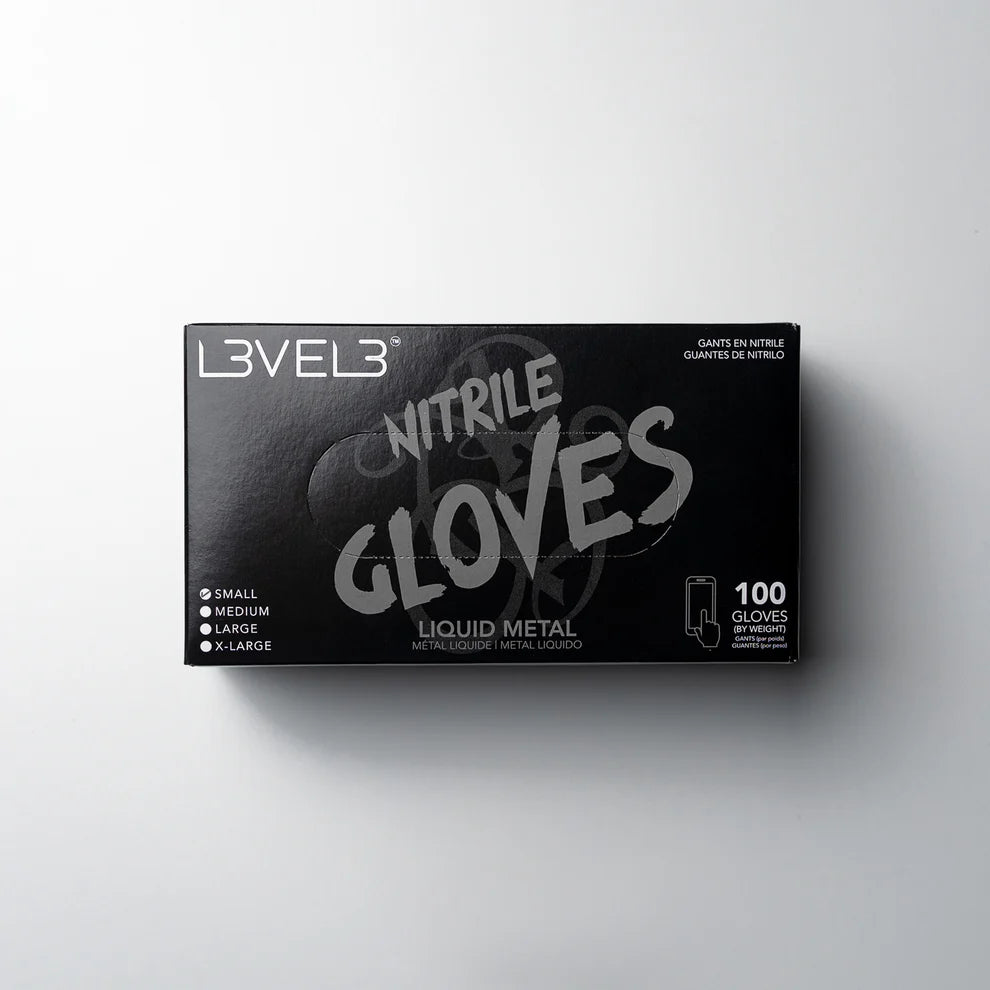 Professional Nitrile Gloves - Single Small - L3VEL3 | GP Barber Supply