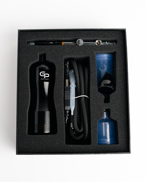 GP Cordless Airbrush with Extension view 3 - GPBARBERSUPPLY | GP Barber Supply