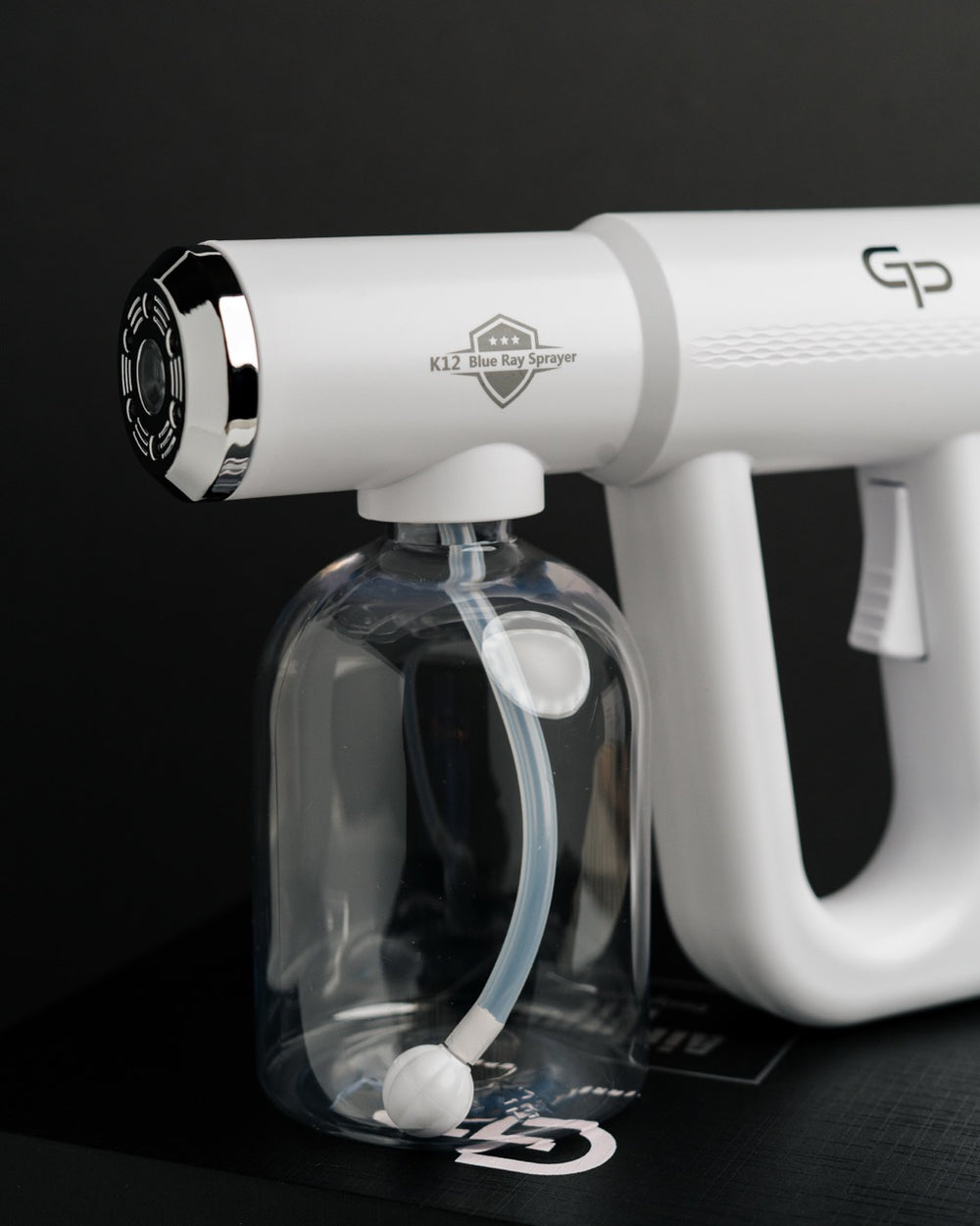 Electric Water Spray Gun with Blue LED view 2 - GPBARBERSUPPLY | GP Barber Supply