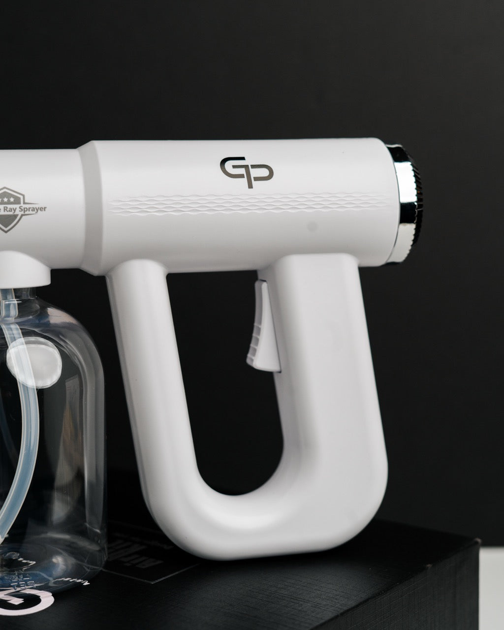 Electric Water Spray Gun with Blue LED view 3 - GPBARBERSUPPLY | GP Barber Supply