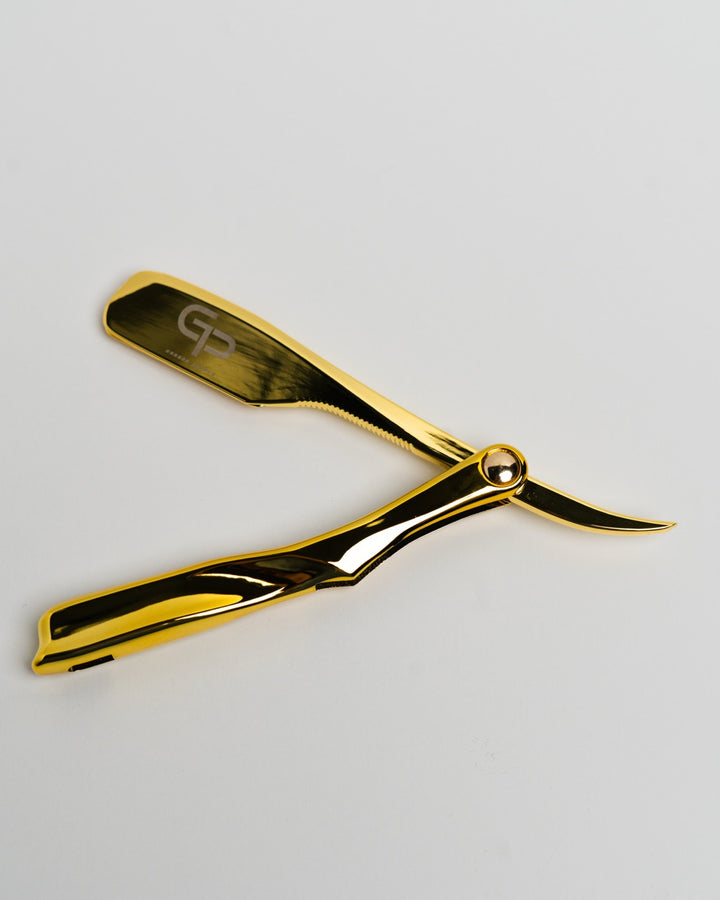 GP Razor Holders Gold - GPBARBERSUPPLY | GP Barber Supply