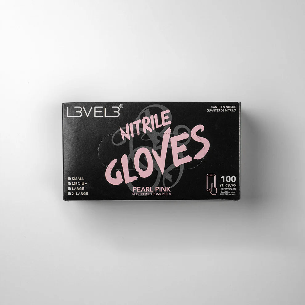 Professional Nitrile Gloves - Single Medium - L3VEL3 | GP Barber Supply