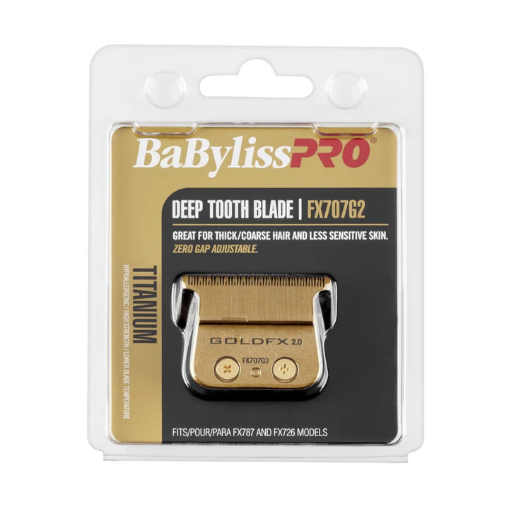 BaBylissPRO Gold FX 2.0 Trimmer Blade (FX707G2) view 2 - BaBylissPRO | GP Barber Supply