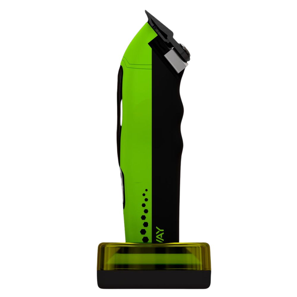 B-WAY Linear Clipper Lime view 2 - RT-Way USA | GP Barber Supply