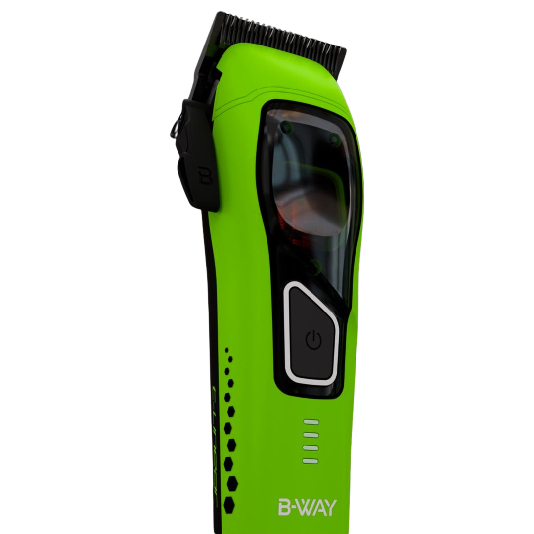 B-WAY Linear Clipper Lime view 4 - RT-Way USA | GP Barber Supply