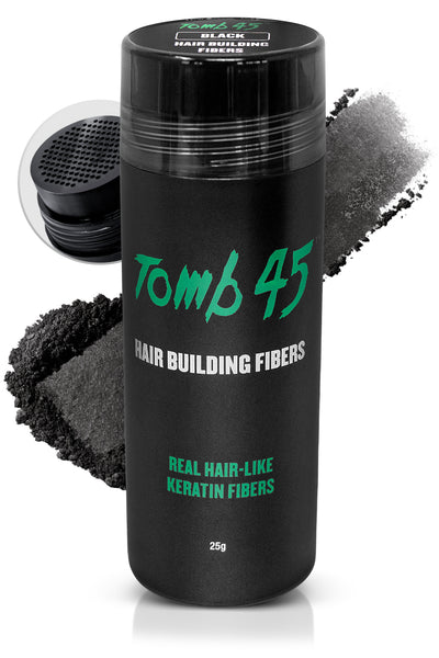 Tomb45® Hair Building Fibers black - Tomb45 | GP Barber Supply
