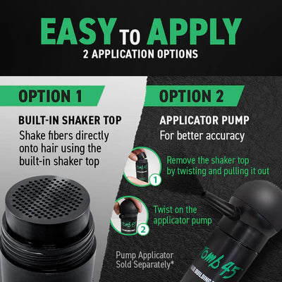 Tomb45® Hair Building Fibers view 3 - Tomb45 | GP Barber Supply