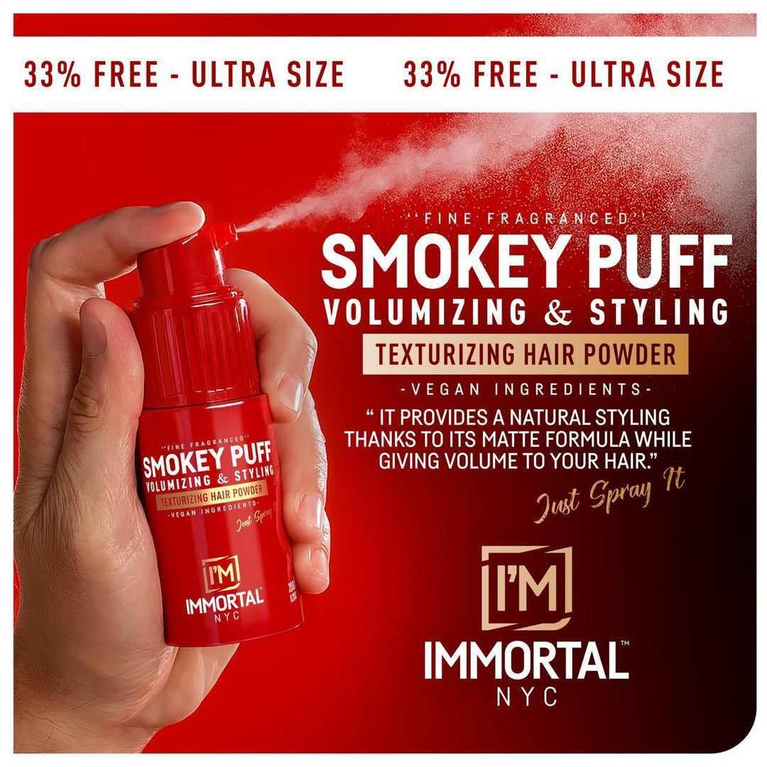 Immortal NYC Smokey Puff Powder Spray Red