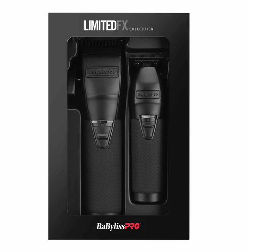 BaByliss Boost FX Clipper and Trimmer All Black Combo - BaBylissPRO | GP Barber Supply