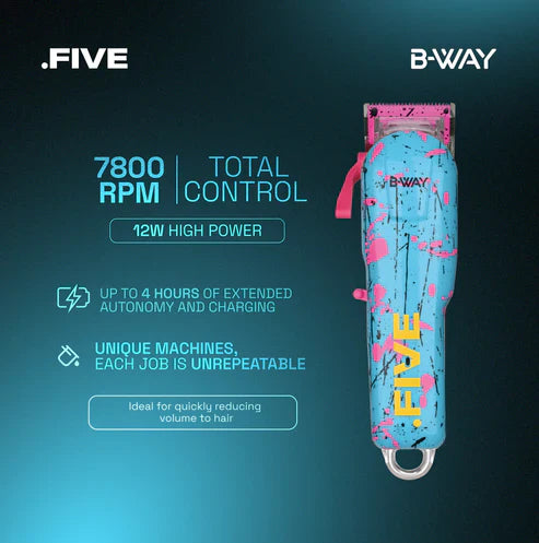 B-Way Five Clipper view 2 - RT-Way USA | GP Barber Supply