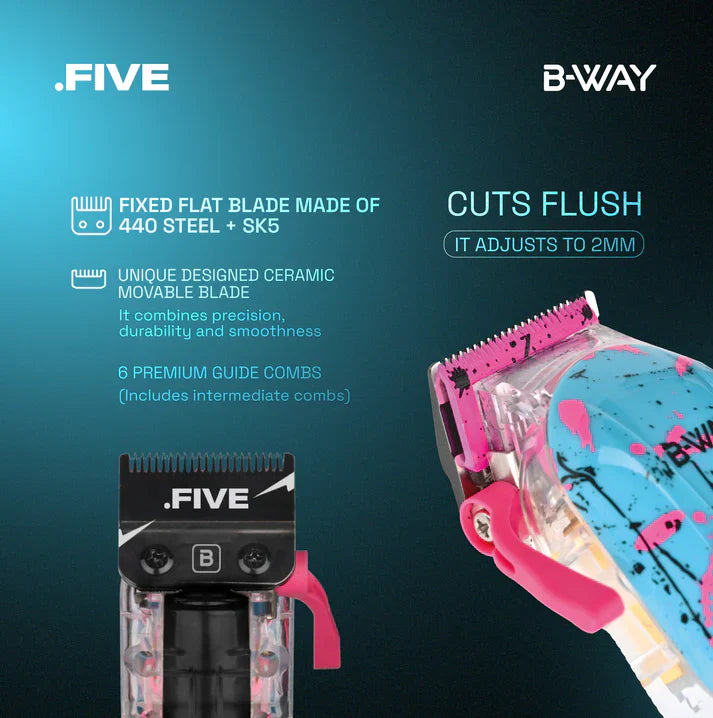 B-Way Five Clipper view 5 - RT-Way USA | GP Barber Supply