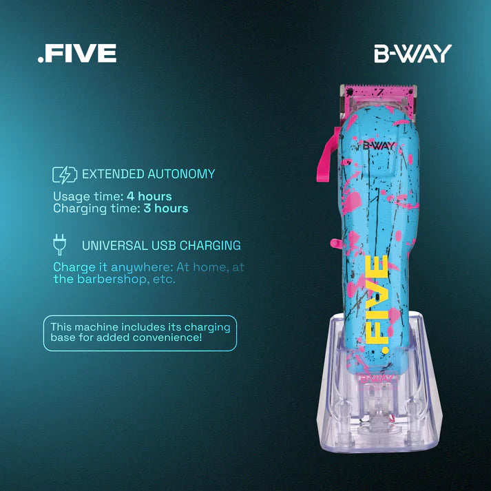 B-Way Five Clipper view 3 - RT-Way USA | GP Barber Supply