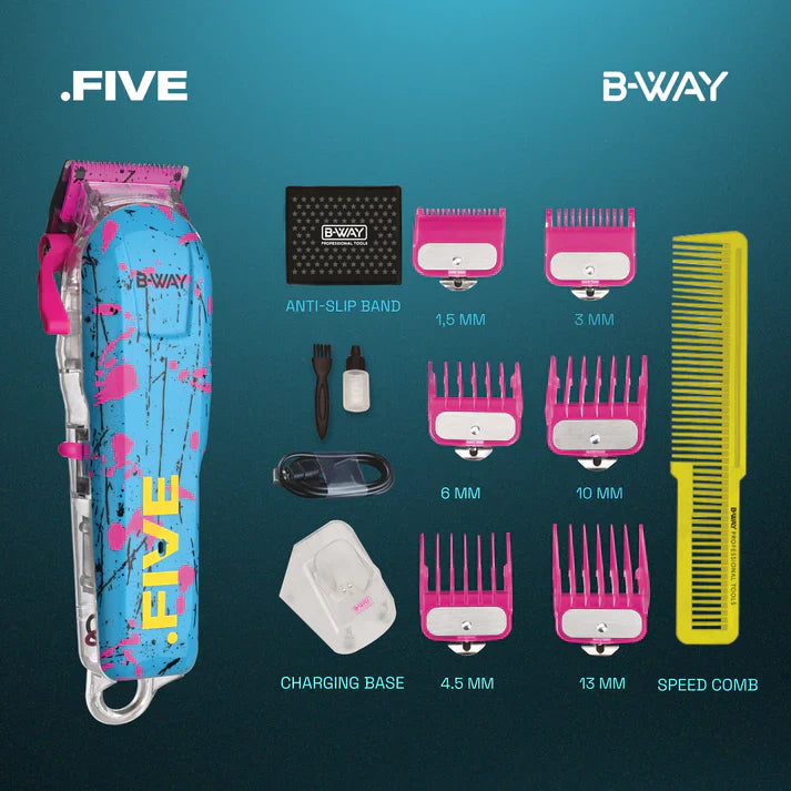 B-Way Five Clipper view 4 - RT-Way USA | GP Barber Supply