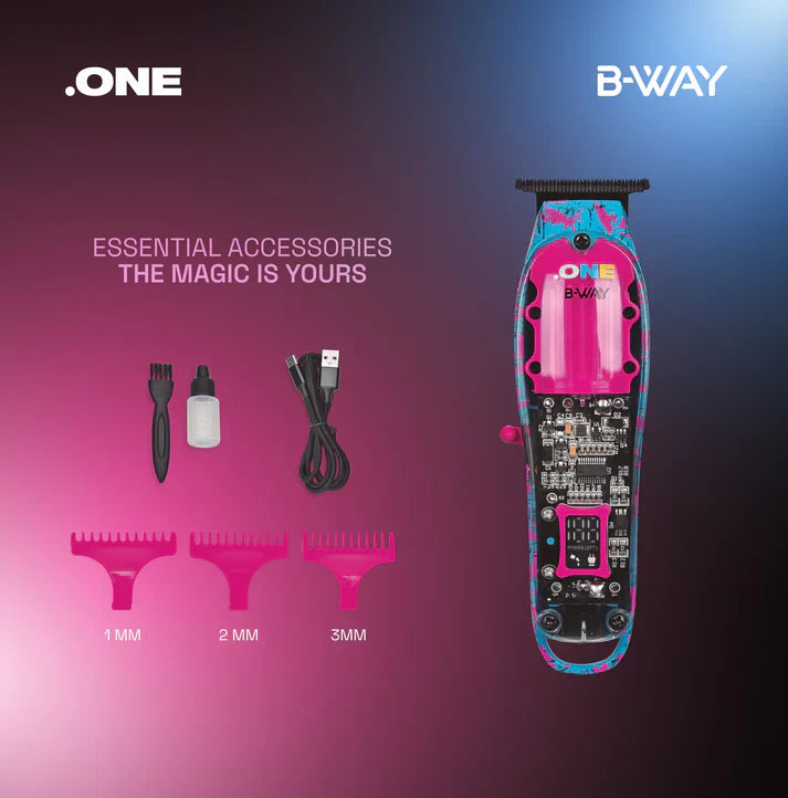 B-Way ONE Trimmer view 2 - RT-Way USA | GP Barber Supply